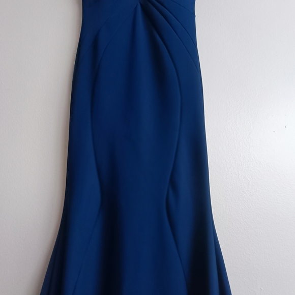 Chiara Boni La Petite Robe Mermaid Dress Navy Blue Size 48 (12) Prom Wedding - Picture 6 of 16